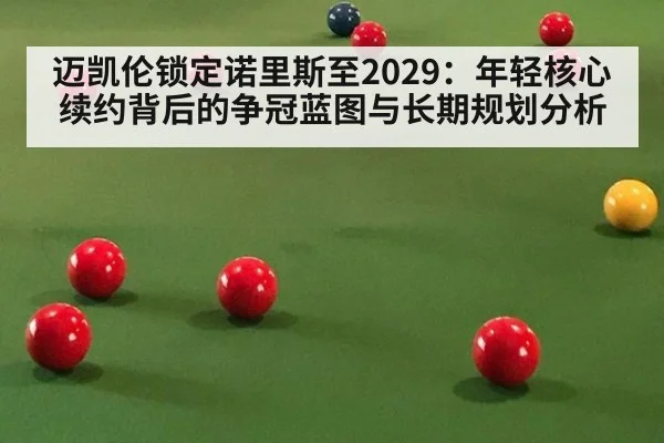 迈凯伦锁定诺里斯至2029:年轻核心续约背后的争冠蓝图与长期规划分析